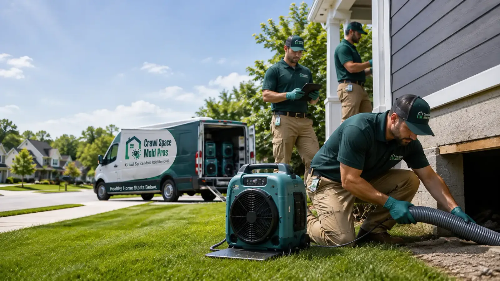 Crawl Space Mold Removal in Sumner, WA